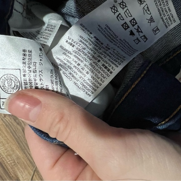 Levi's Wedgie Straight Jeans No Man's Land Fringe - Picture 13 of 16